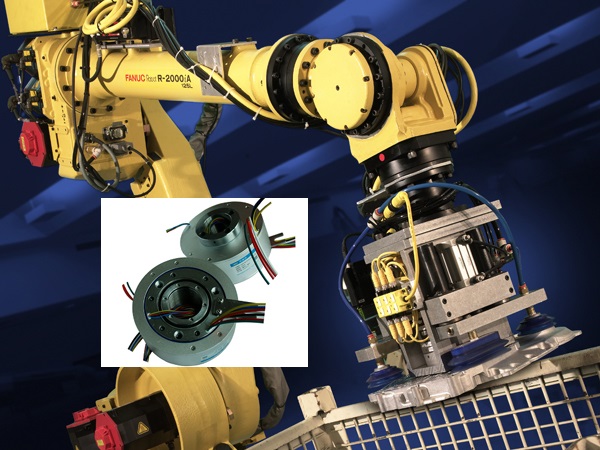 導電滑環在機械手上的應用